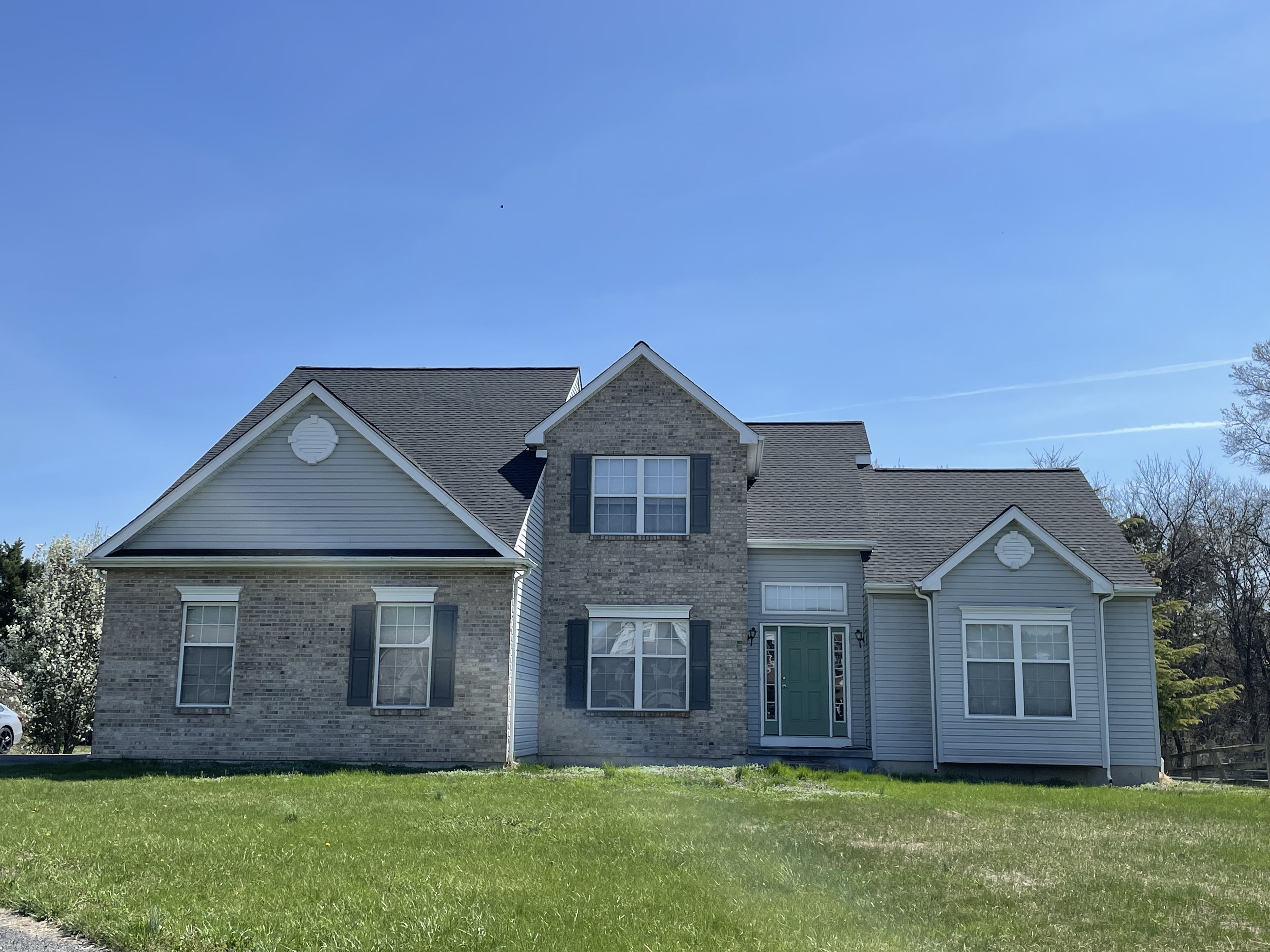 Completed roofing project