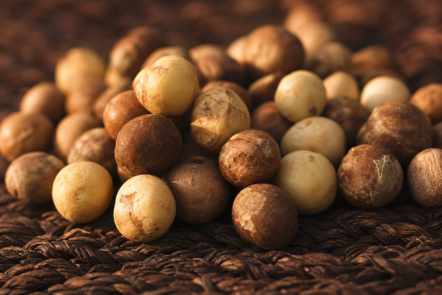 Shea kernels - the raw material processed by West African women
