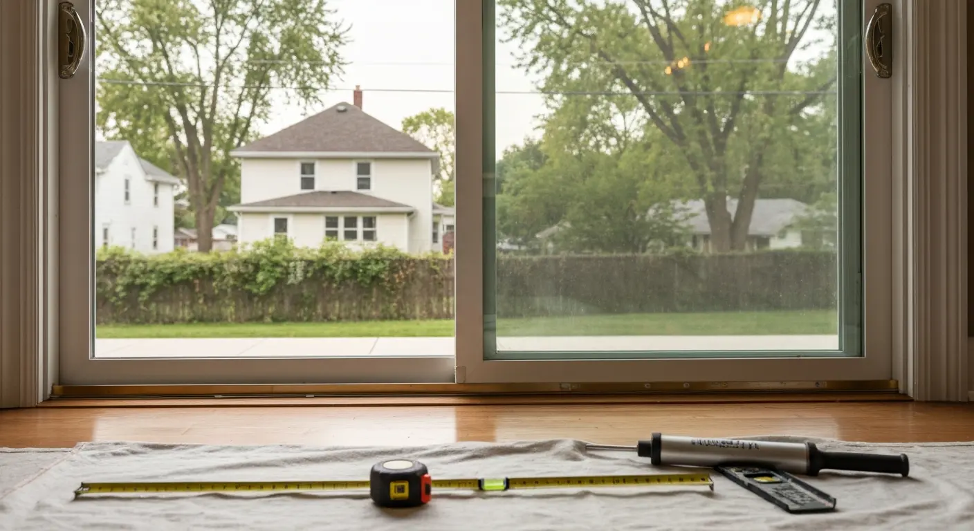 Patio door installation