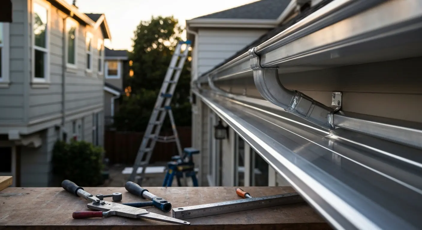 Gutter and fascia installation