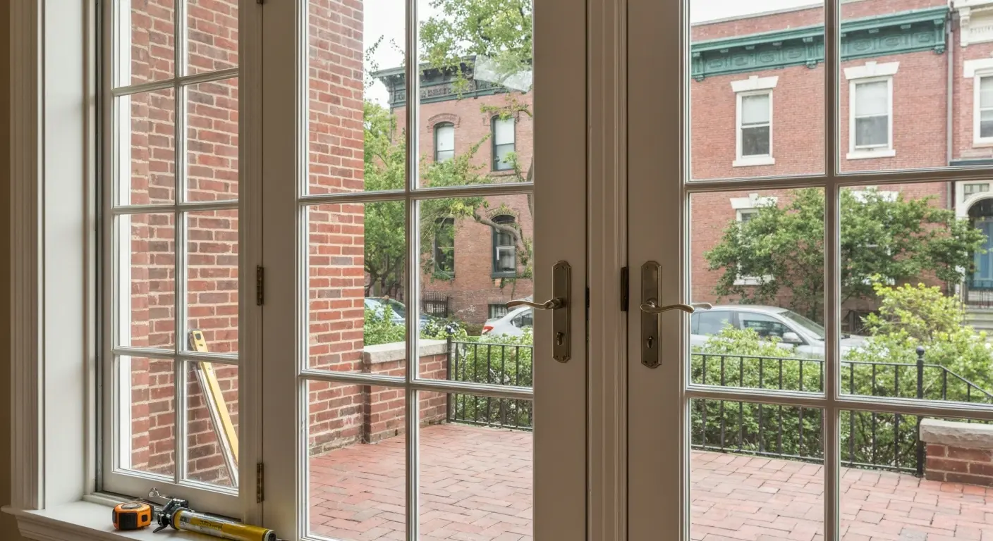 French patio door installation
