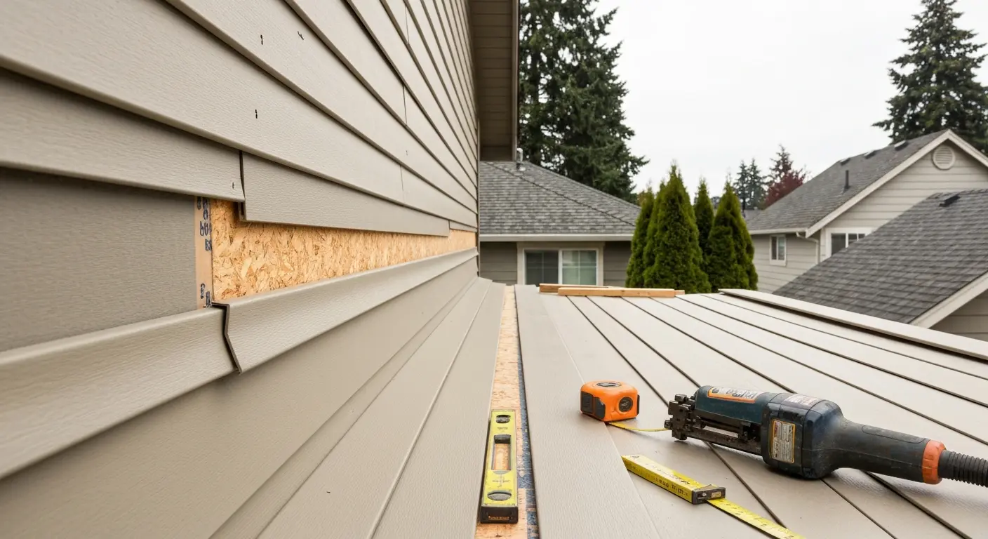 Siding replacement project