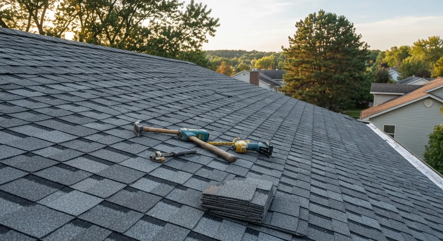 Roof repair in Wausau