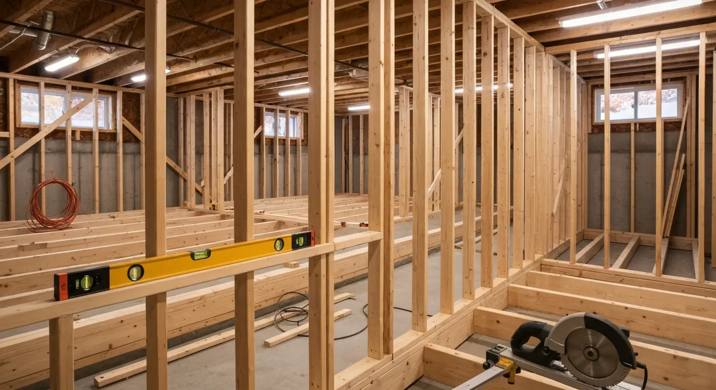 Basement framing project