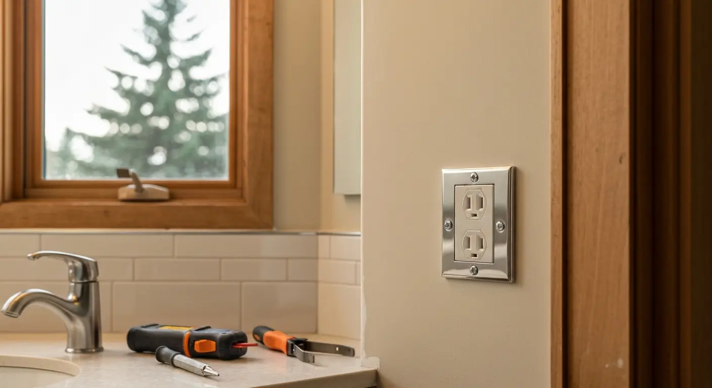 GFCI outlet installation and bathroom wiring