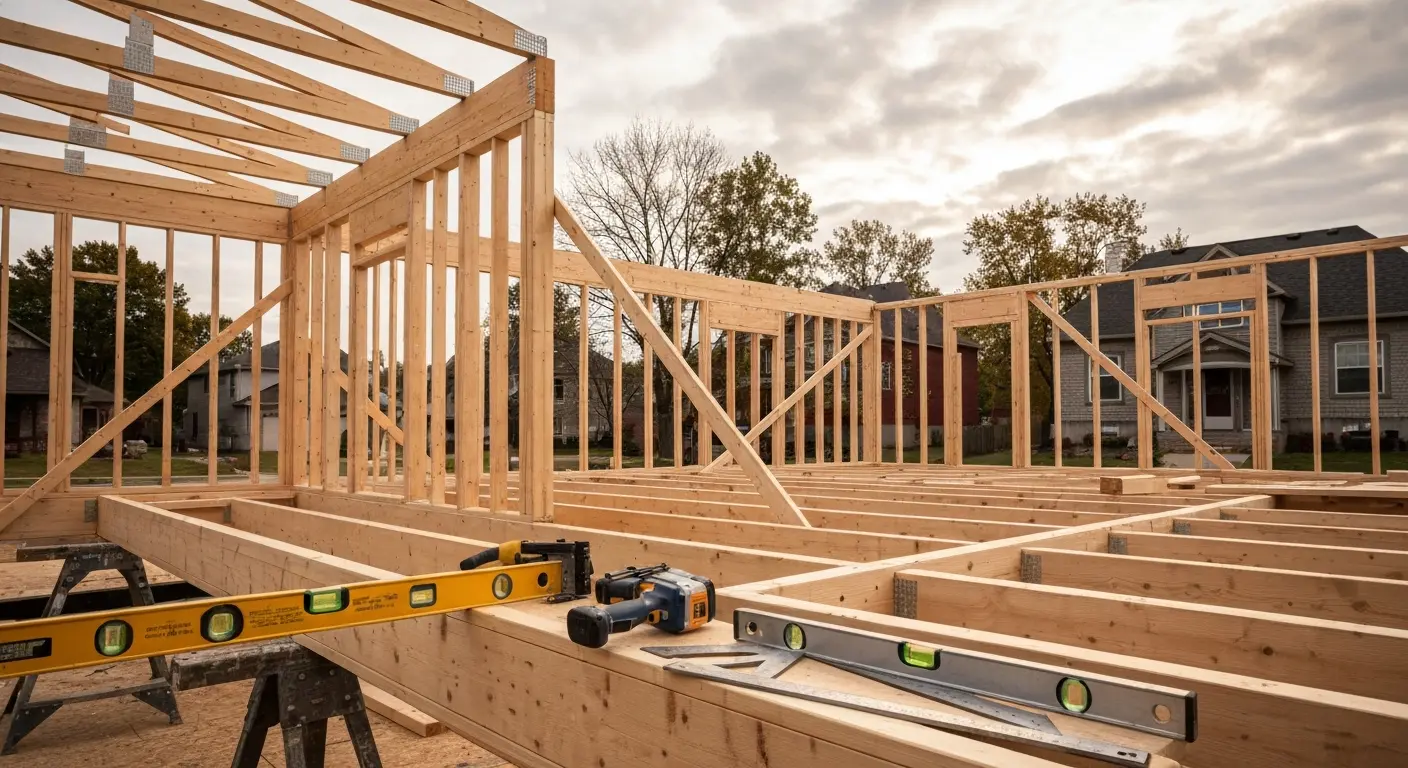 Structural framing work