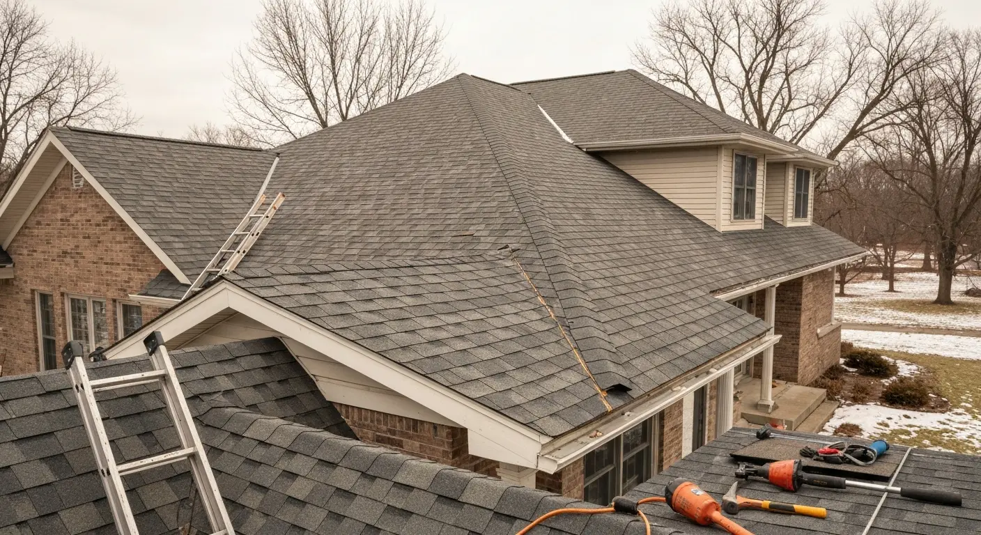 Full roof replacement in Weyauwega
