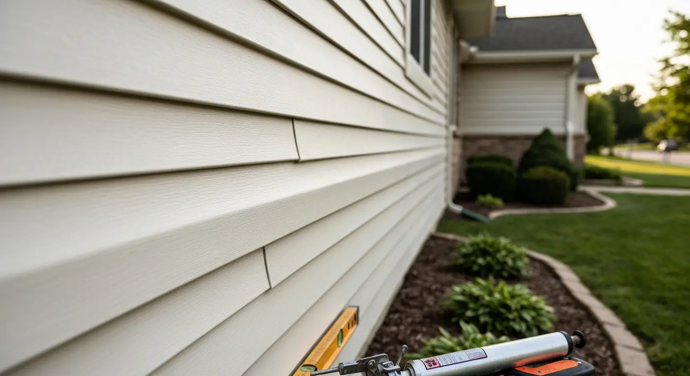 Siding replacement on home