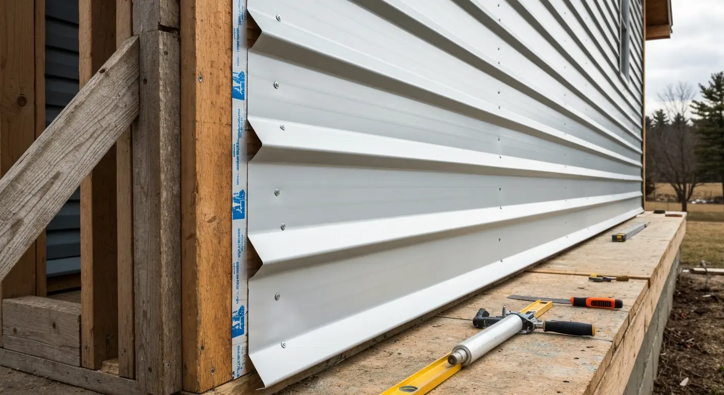 Siding installation