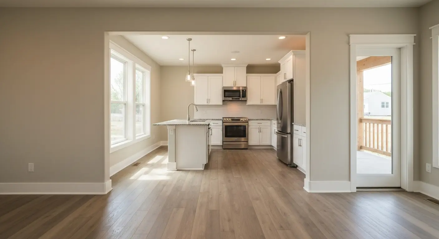 Open concept living addition