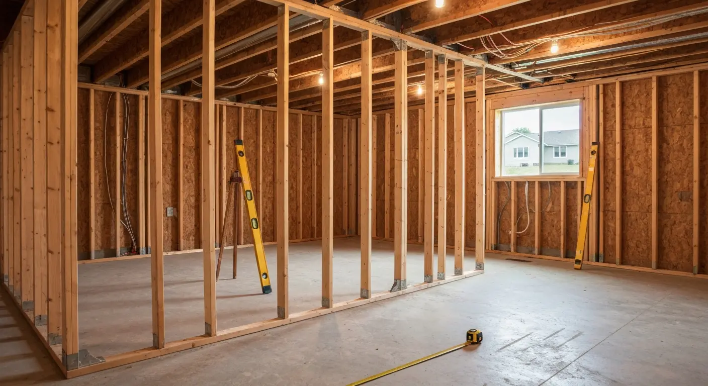 Basement framing project
