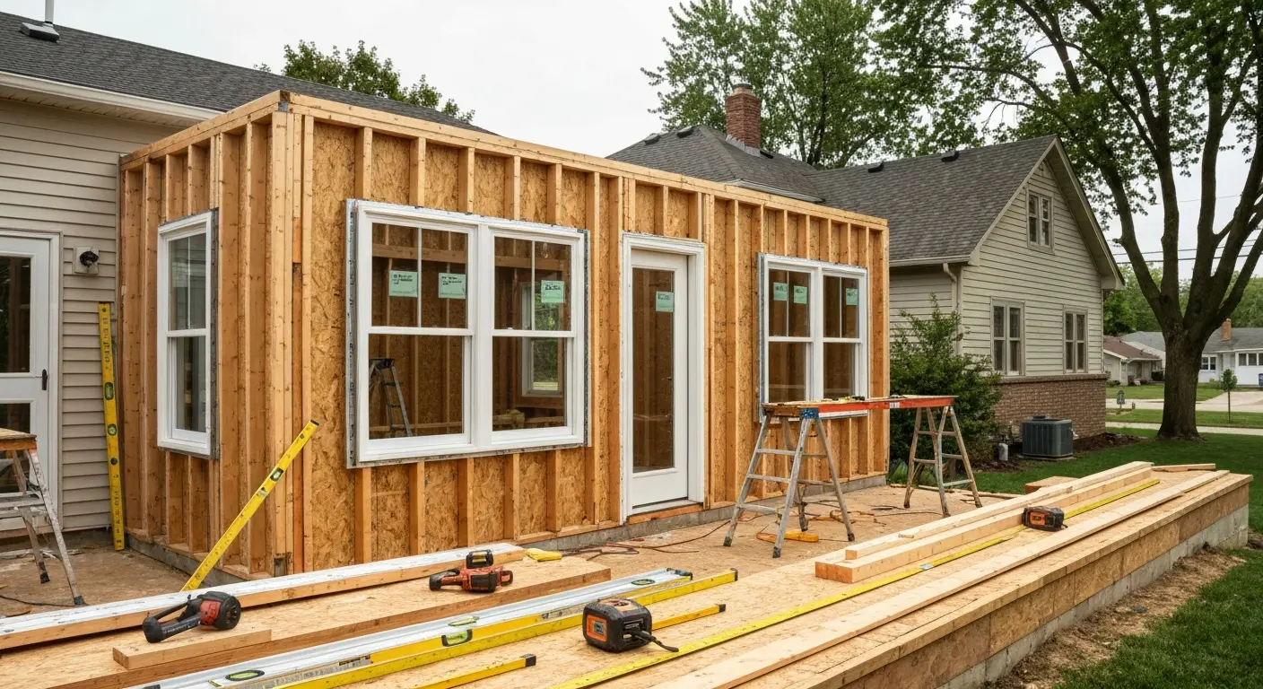 Home addition project