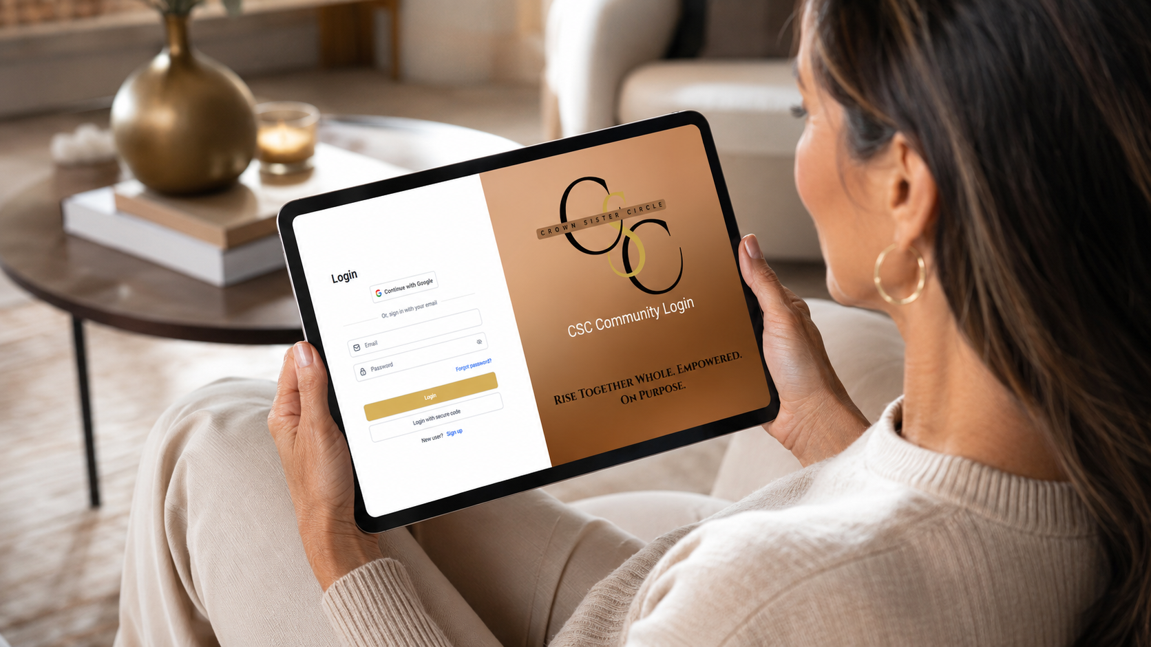 Crown Sister Circle community portal login