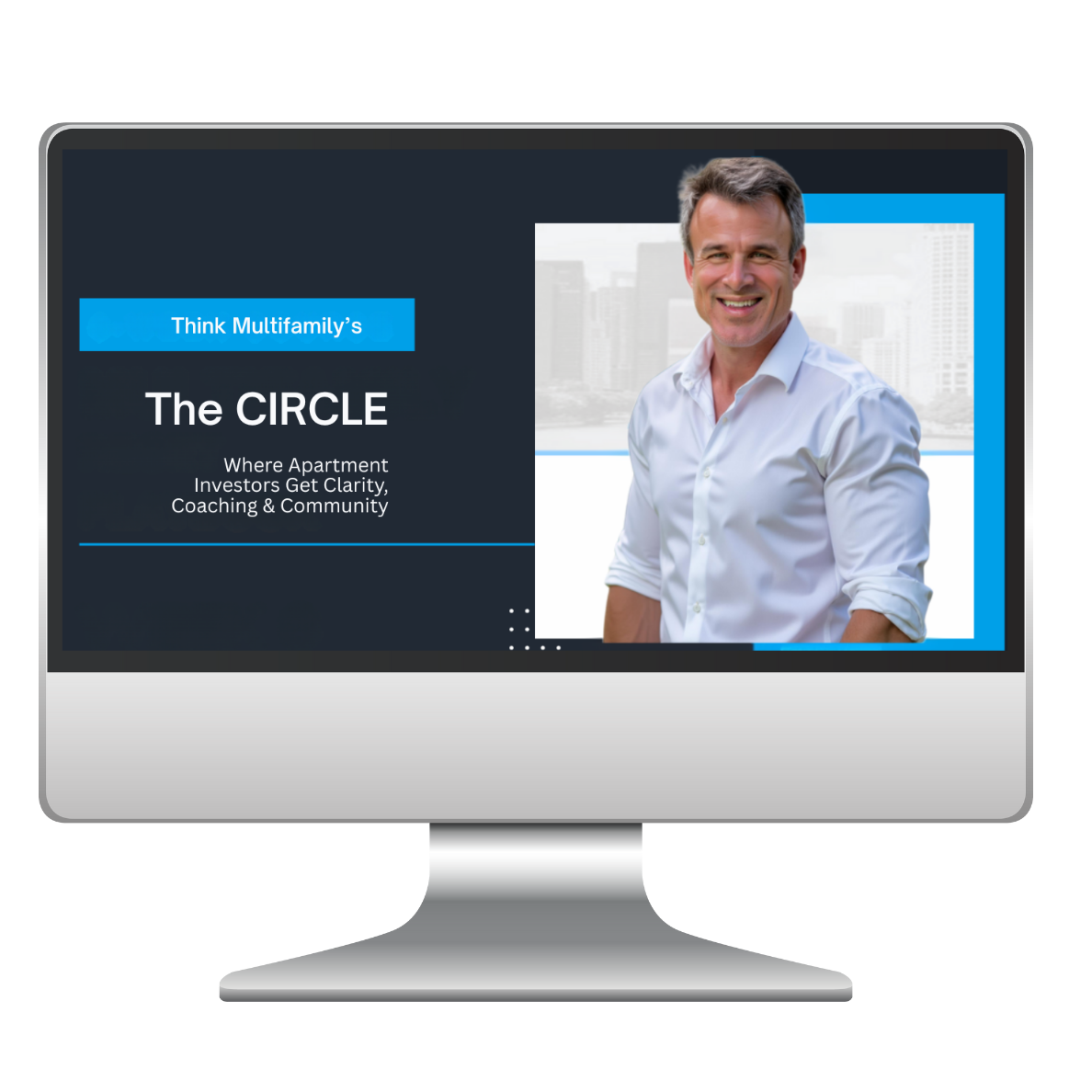 Mark Kenney delivering virtual coaching as part of The Circle multifamily program.