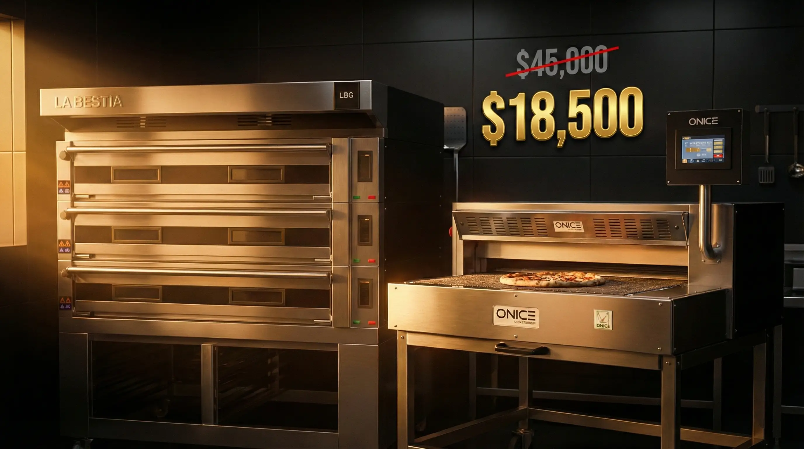Save 40-60% on commercial ovens