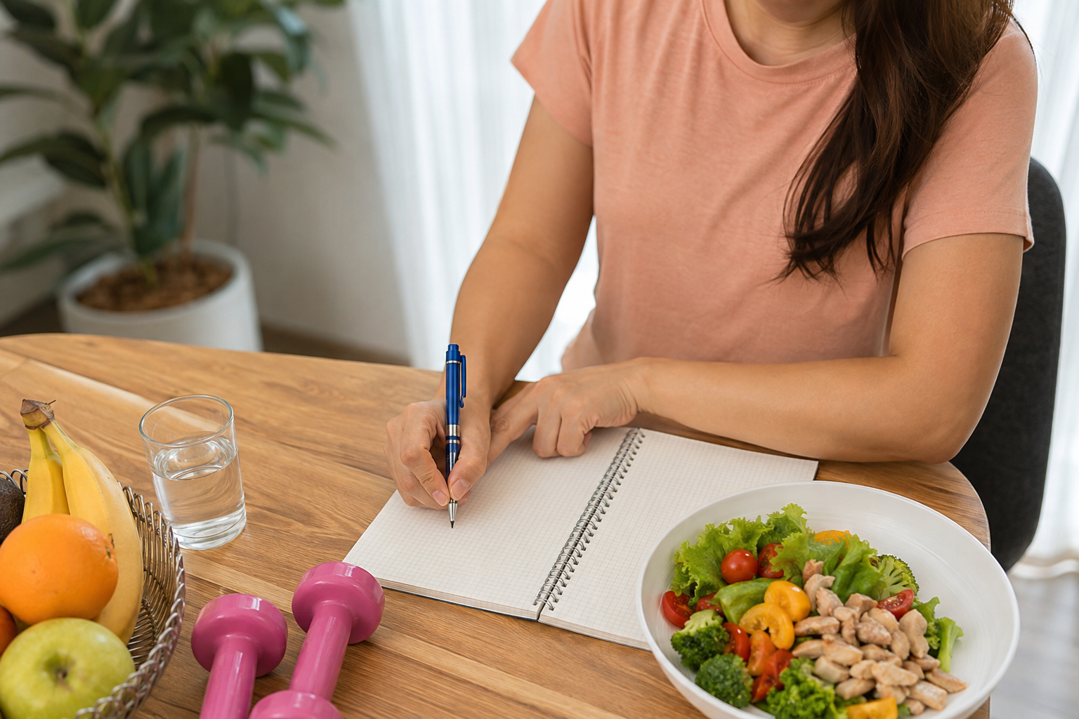Healthcare provider discussing realistic weight loss goals and a personalized weight management plan with a patient