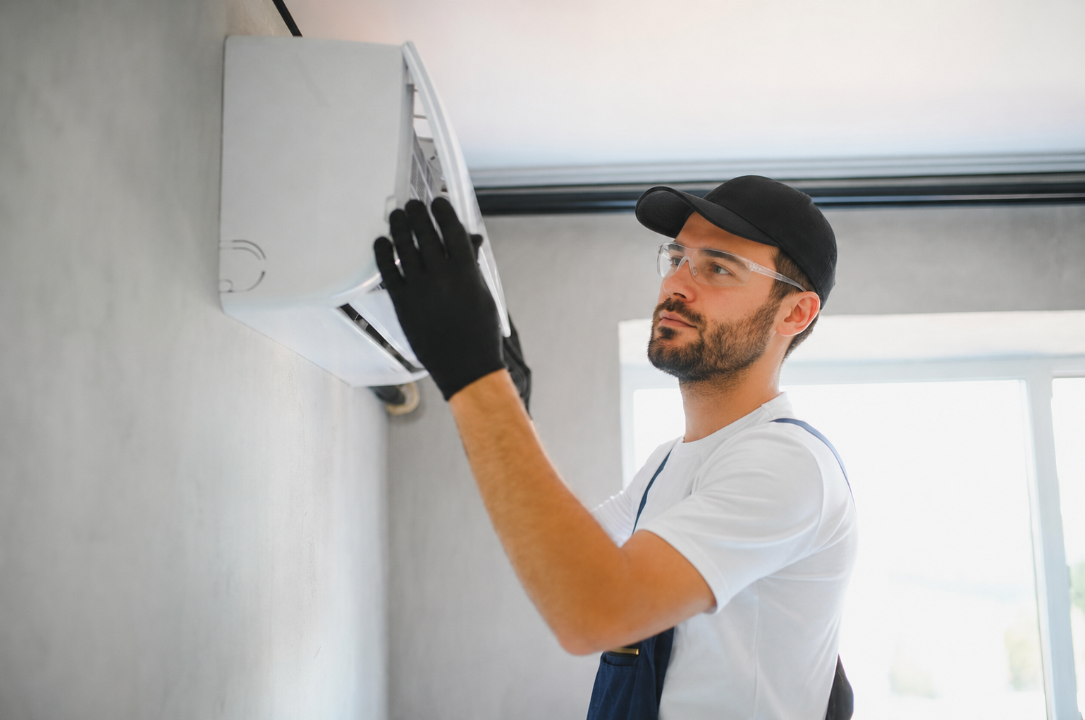Technicien CVC sur une installation