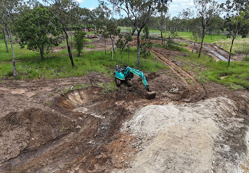 Drainage & Sewer works Two Rivers Community College