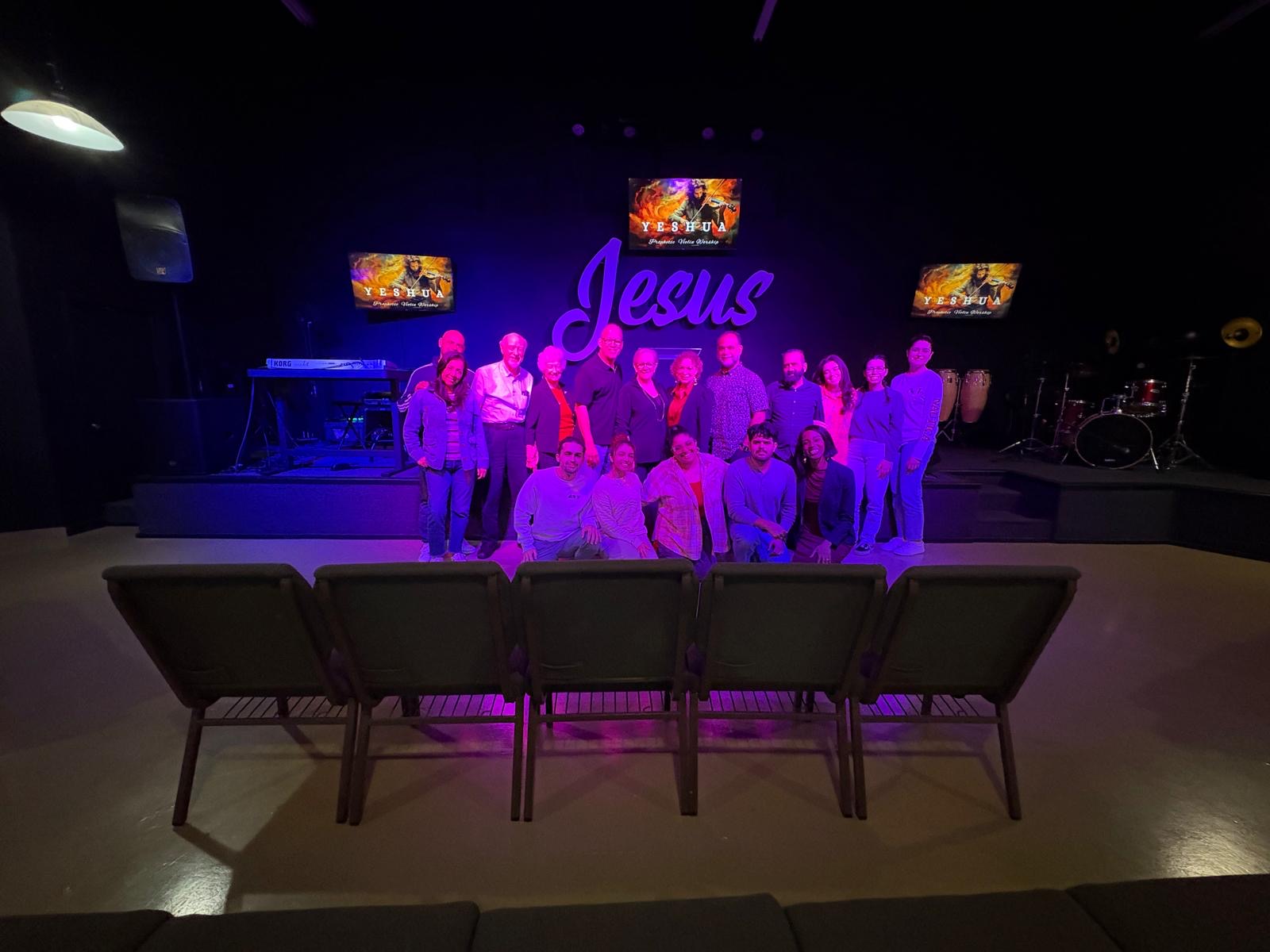Next Gen leaders worshipping together at the monthly gathering