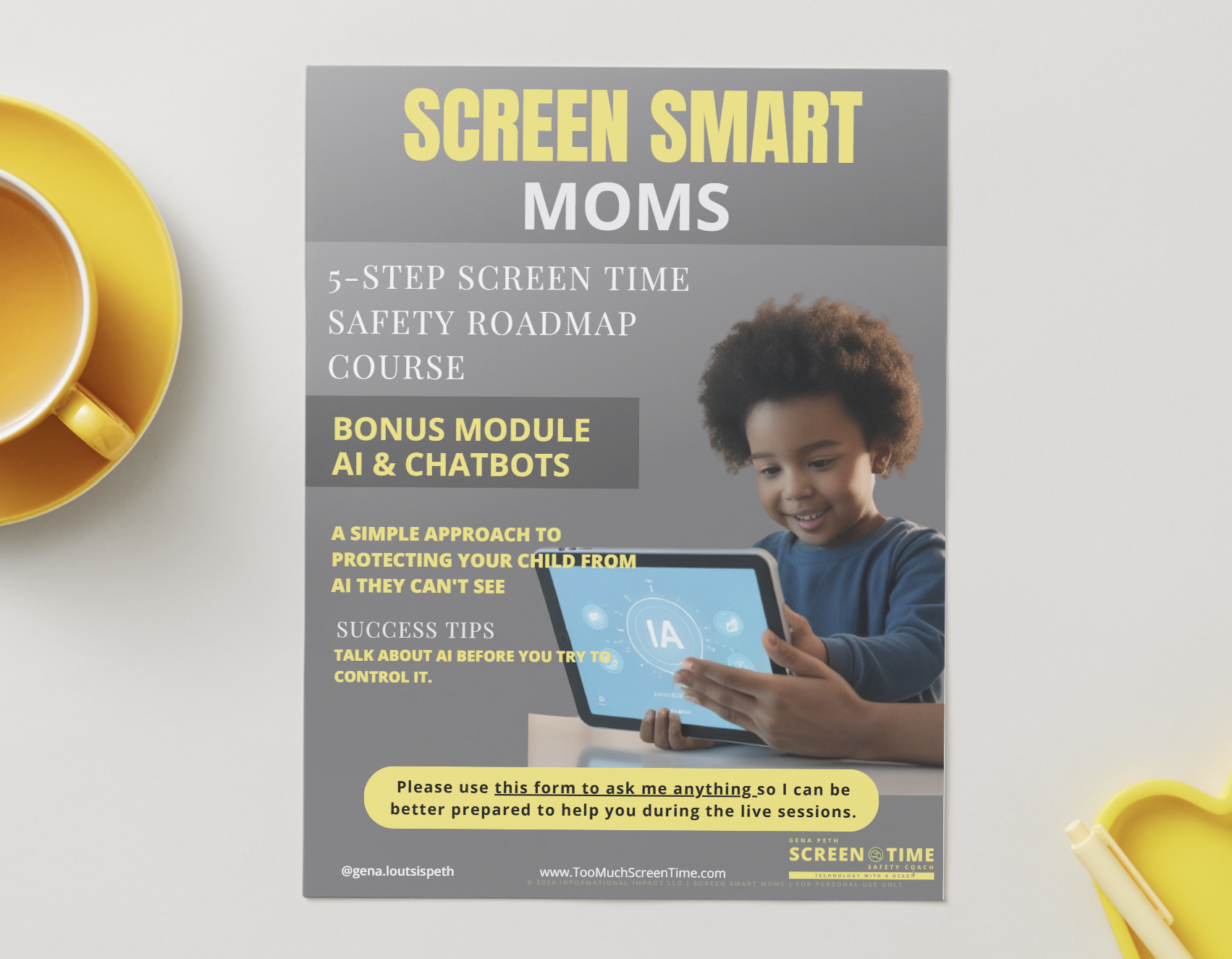 Screen Smart Moms free AI safety bundle for parents