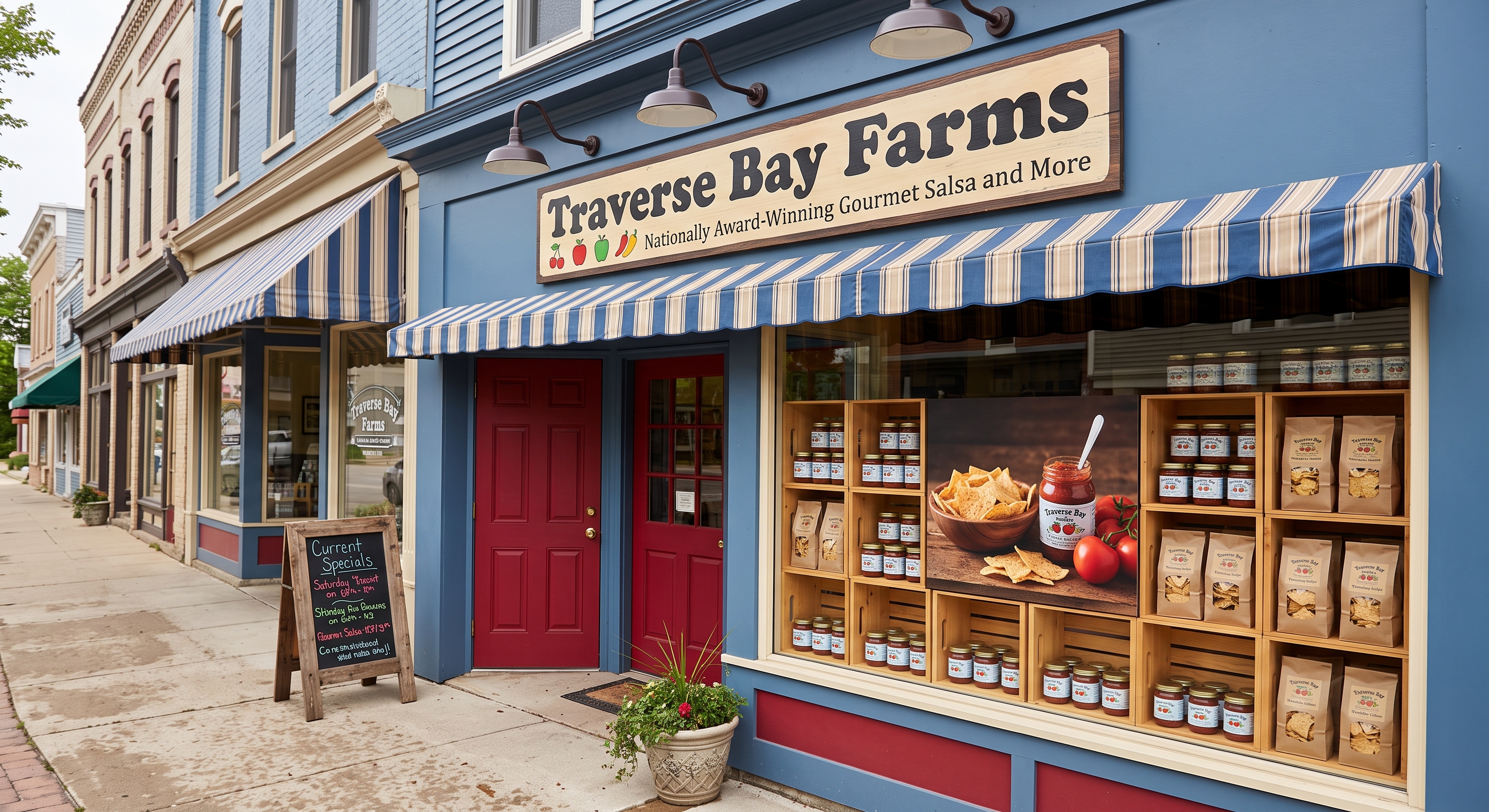 Local business storefront