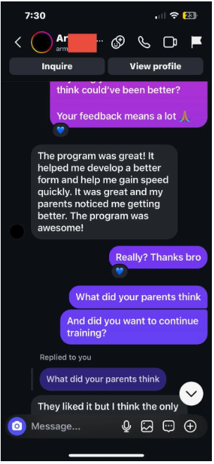 Testimonial