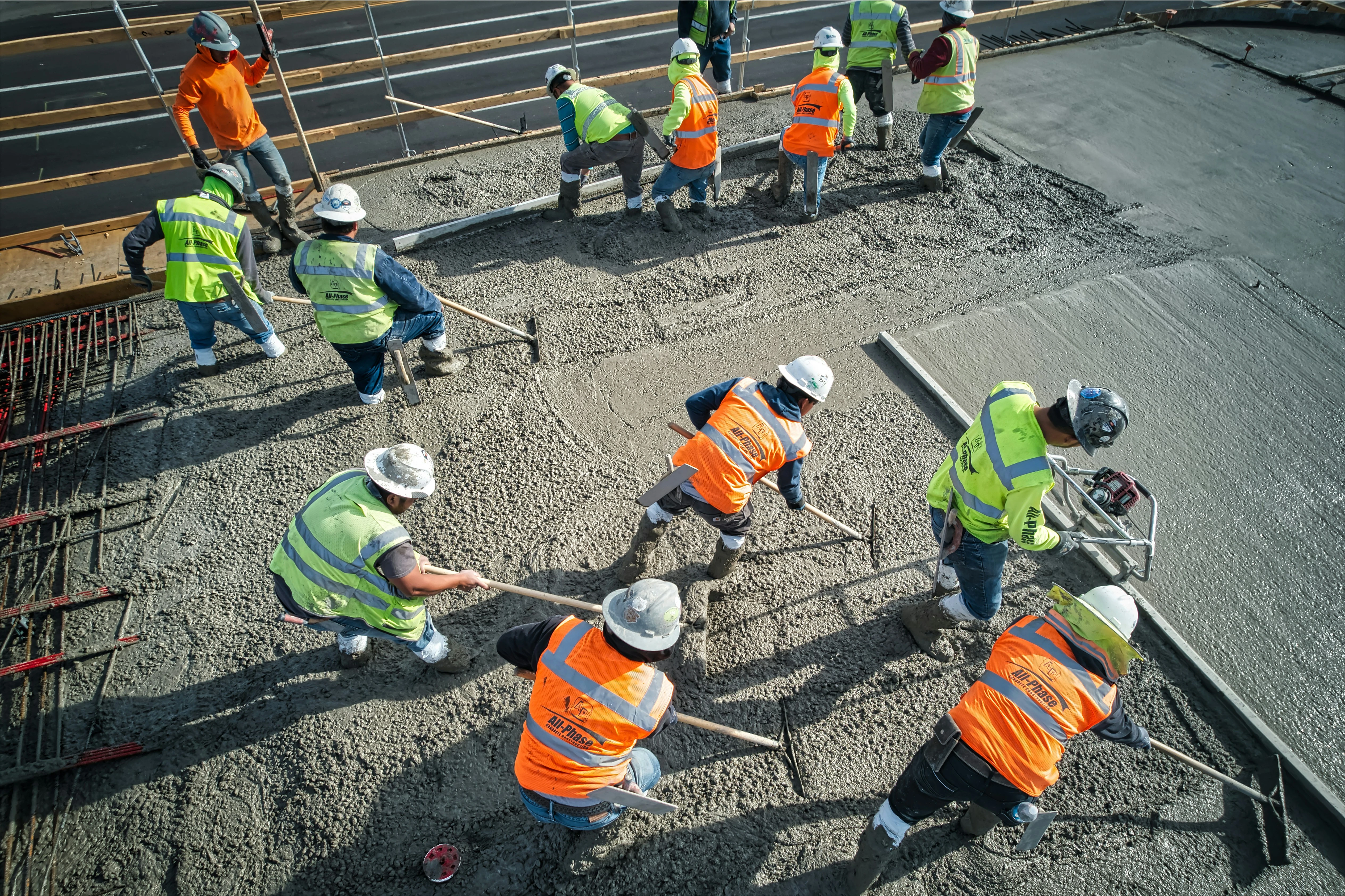 K&R Concrete crew on a Grand County, Colorado job site