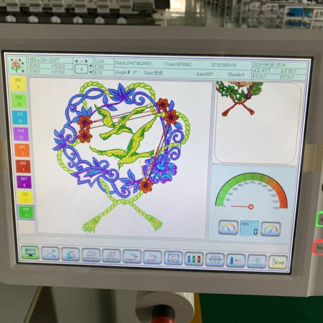 Fortever control panel with stitch design