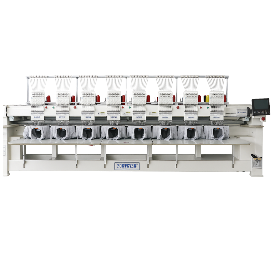 Fortever FT-908H / 1208H / 1508H multi-head high-speed tubular embroidery machine