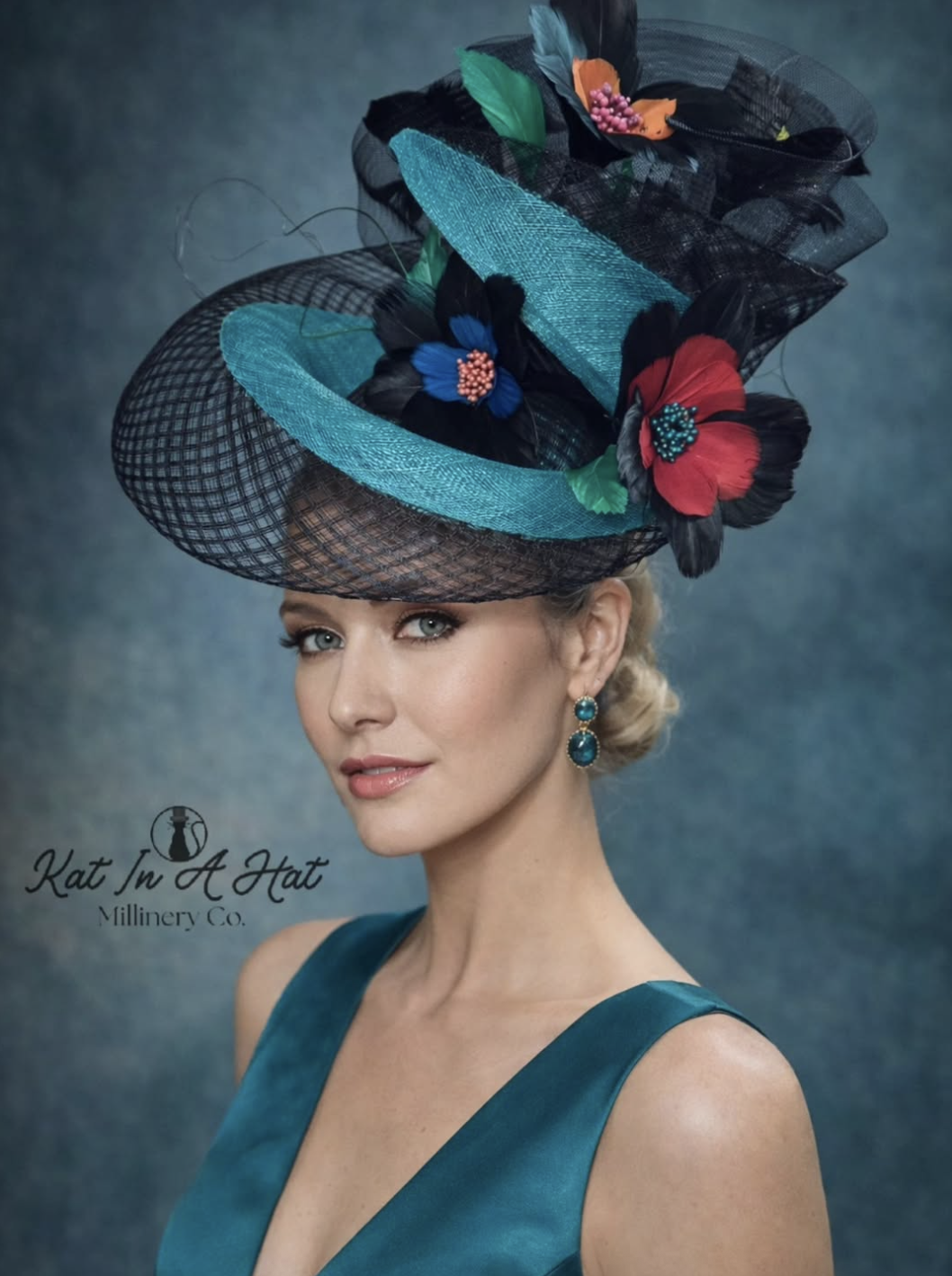 Kat In A Hat Millinery Co. — bespoke hat 16