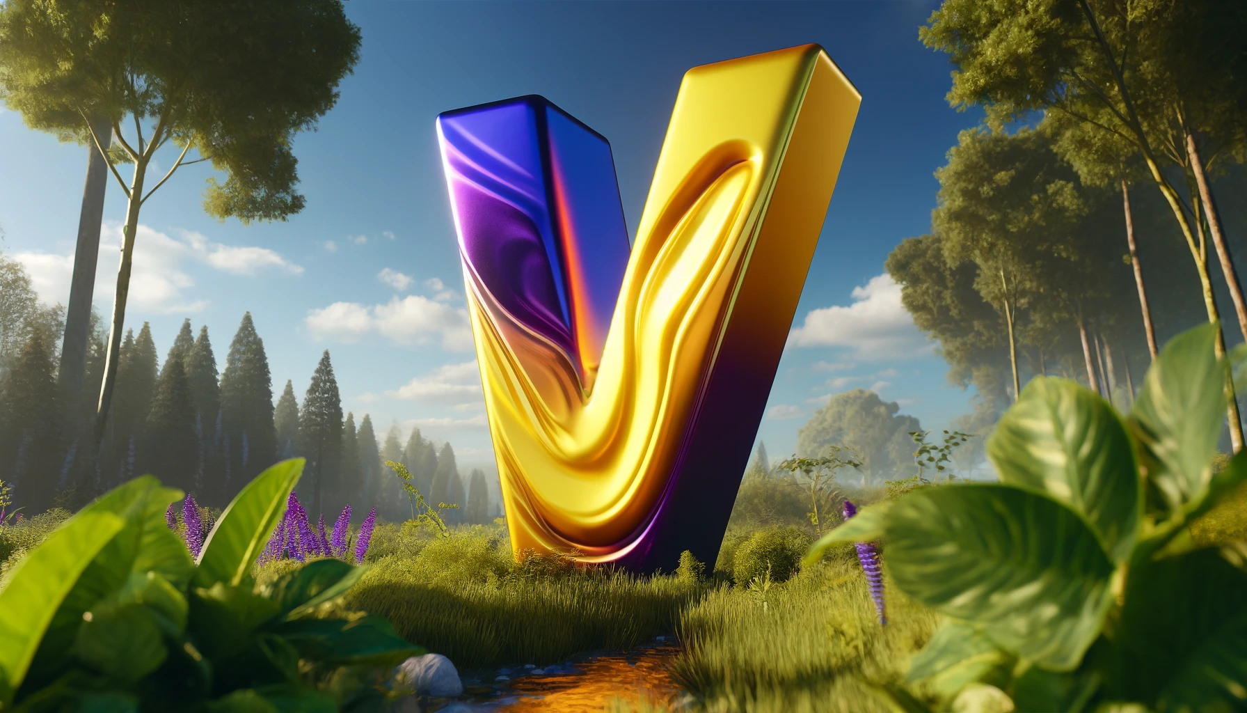 3d v letter