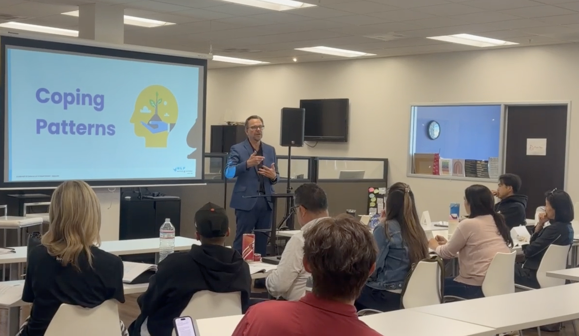 Robert W. Harrison leading a professional coaching training session