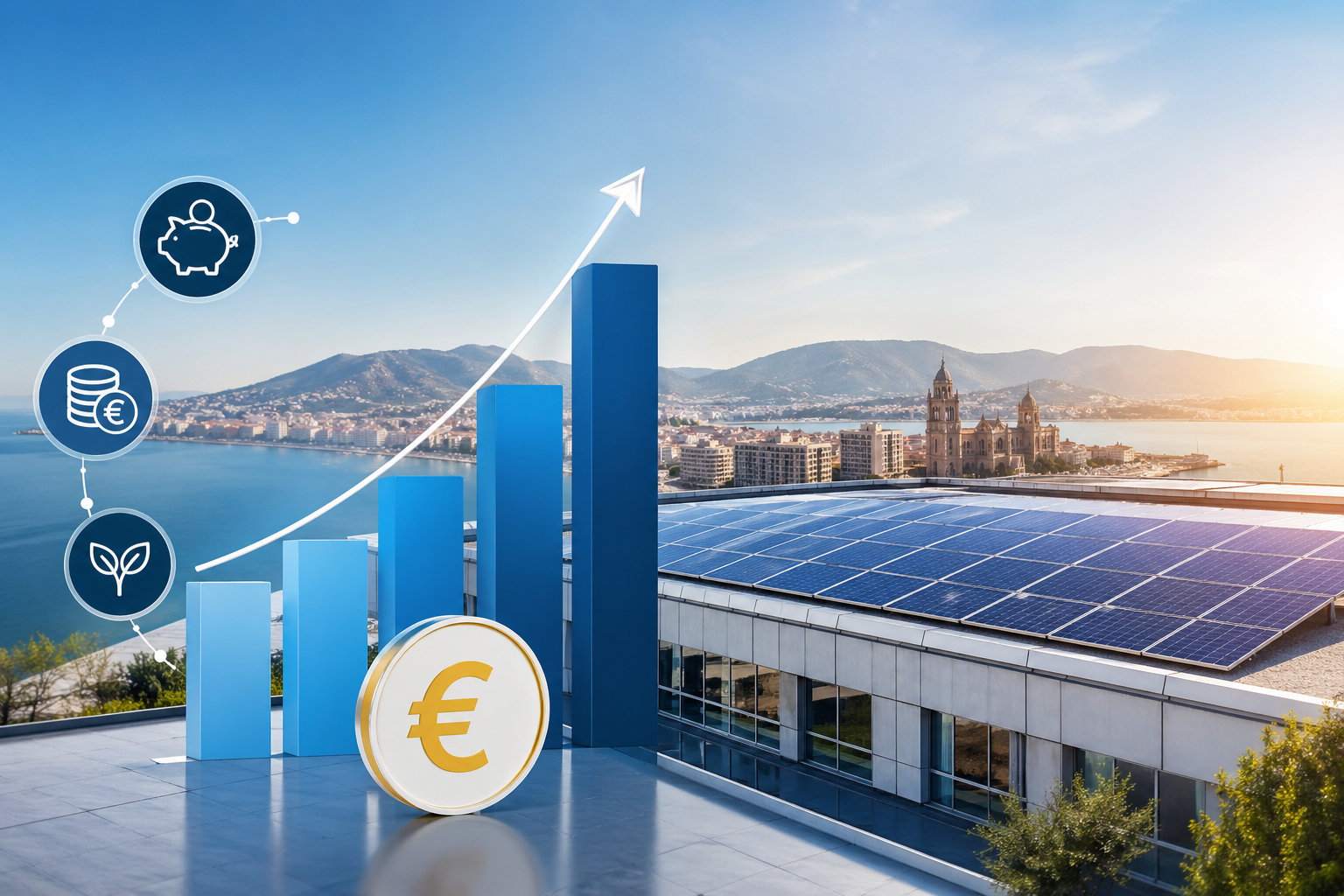 gráfico ahorro energético empresarial
