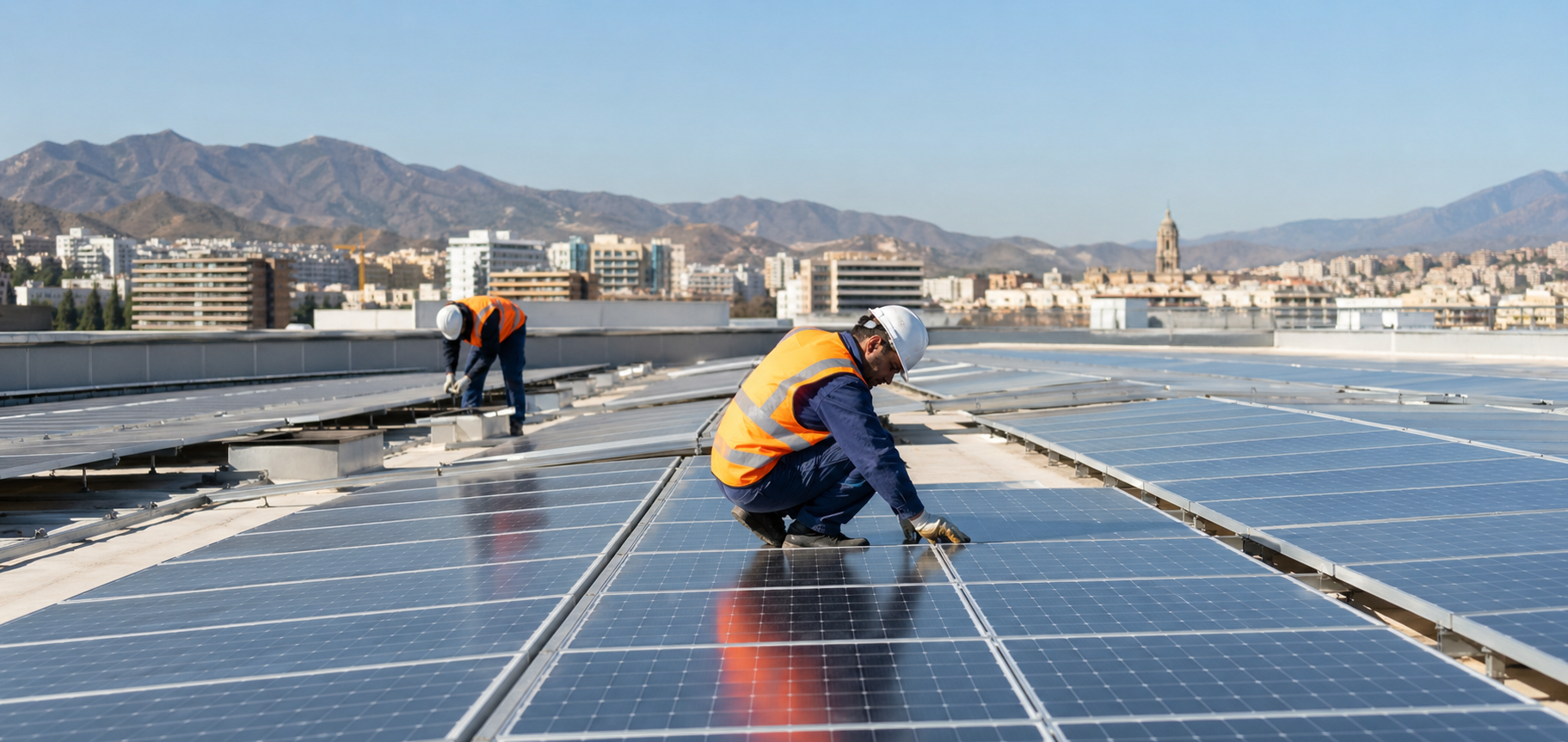 instalación solar comercial Málaga