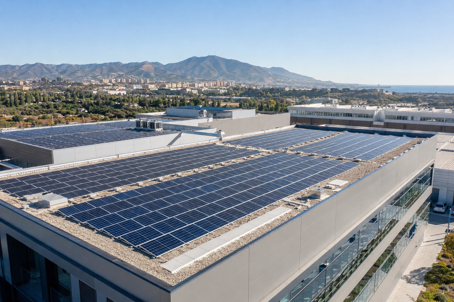 instalación solar comercial Málaga