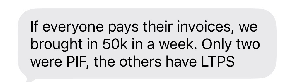 Message from JAGStudios Photography about their ad results