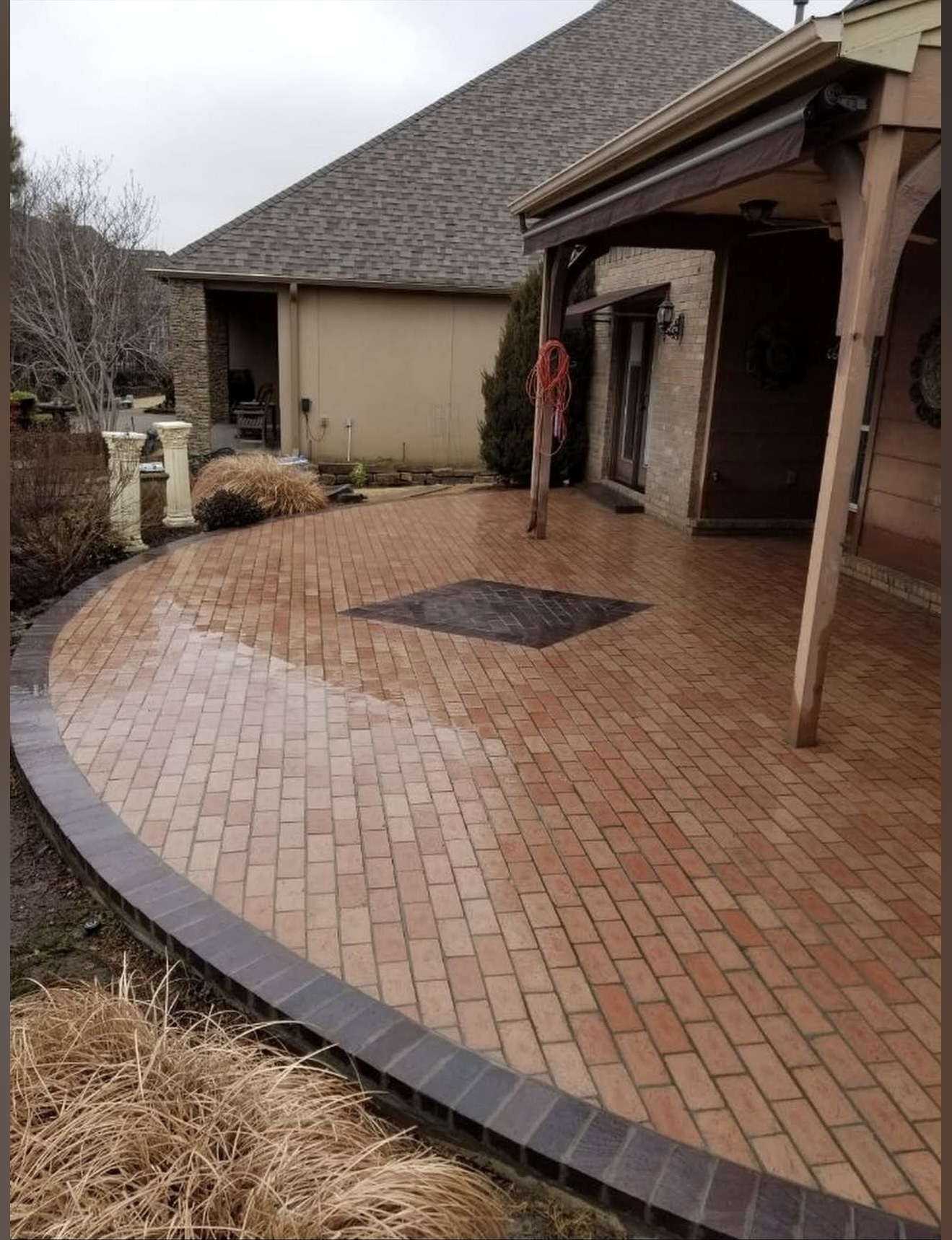 Patio, walkway, and outdoor living project