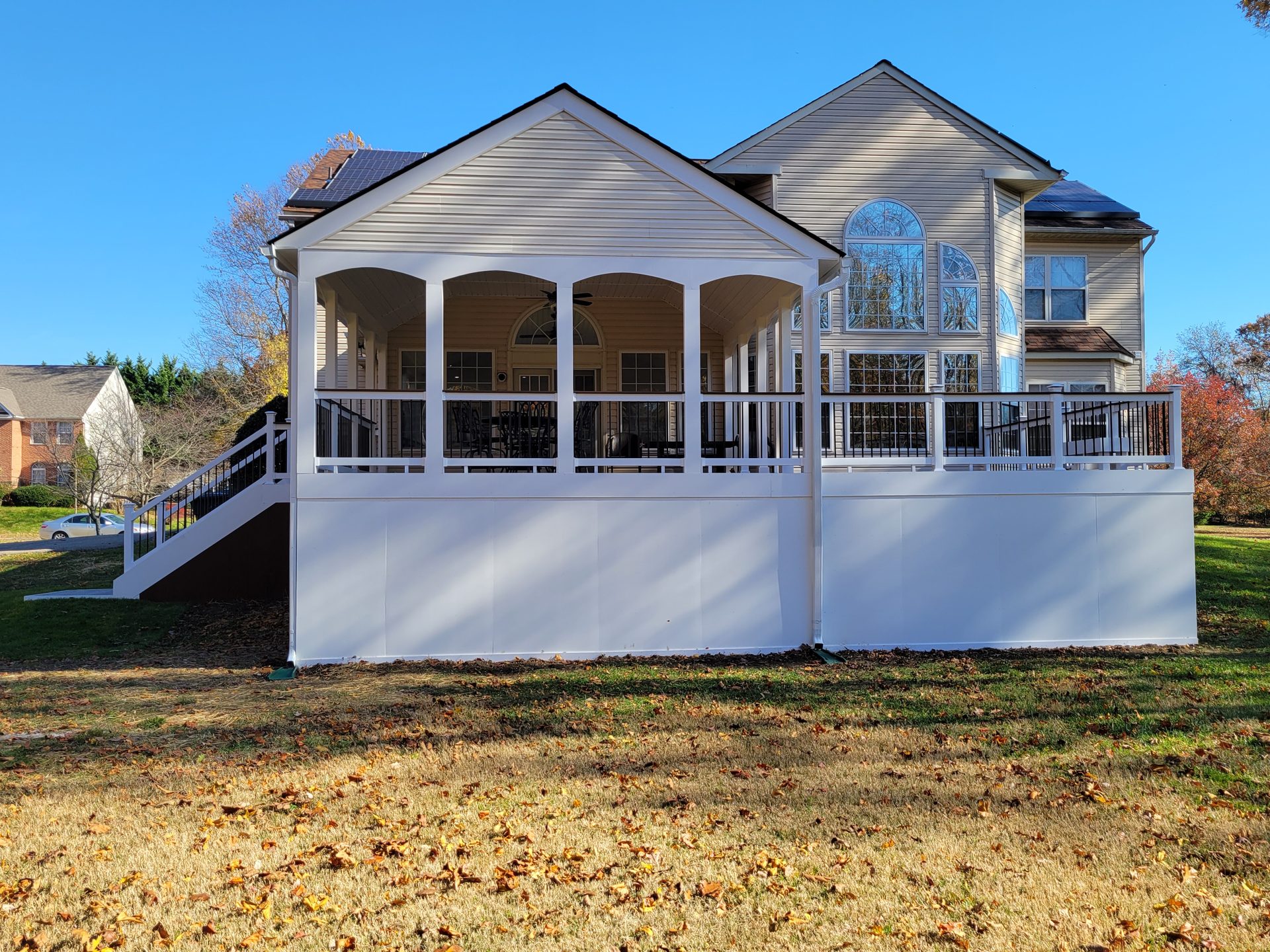 Maryland Decks and Hardscape porch project