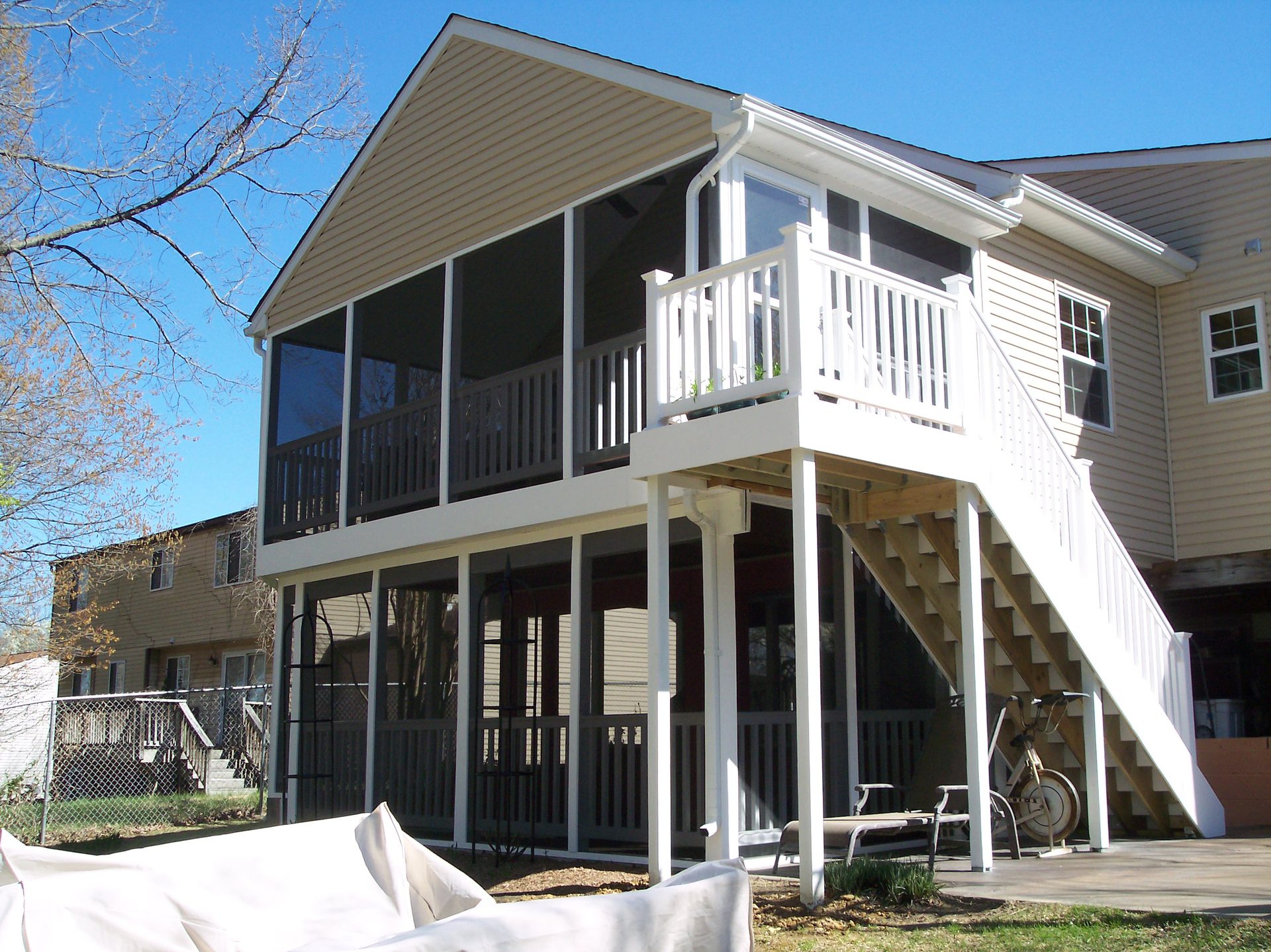 Maryland Decks and Hardscape porch project