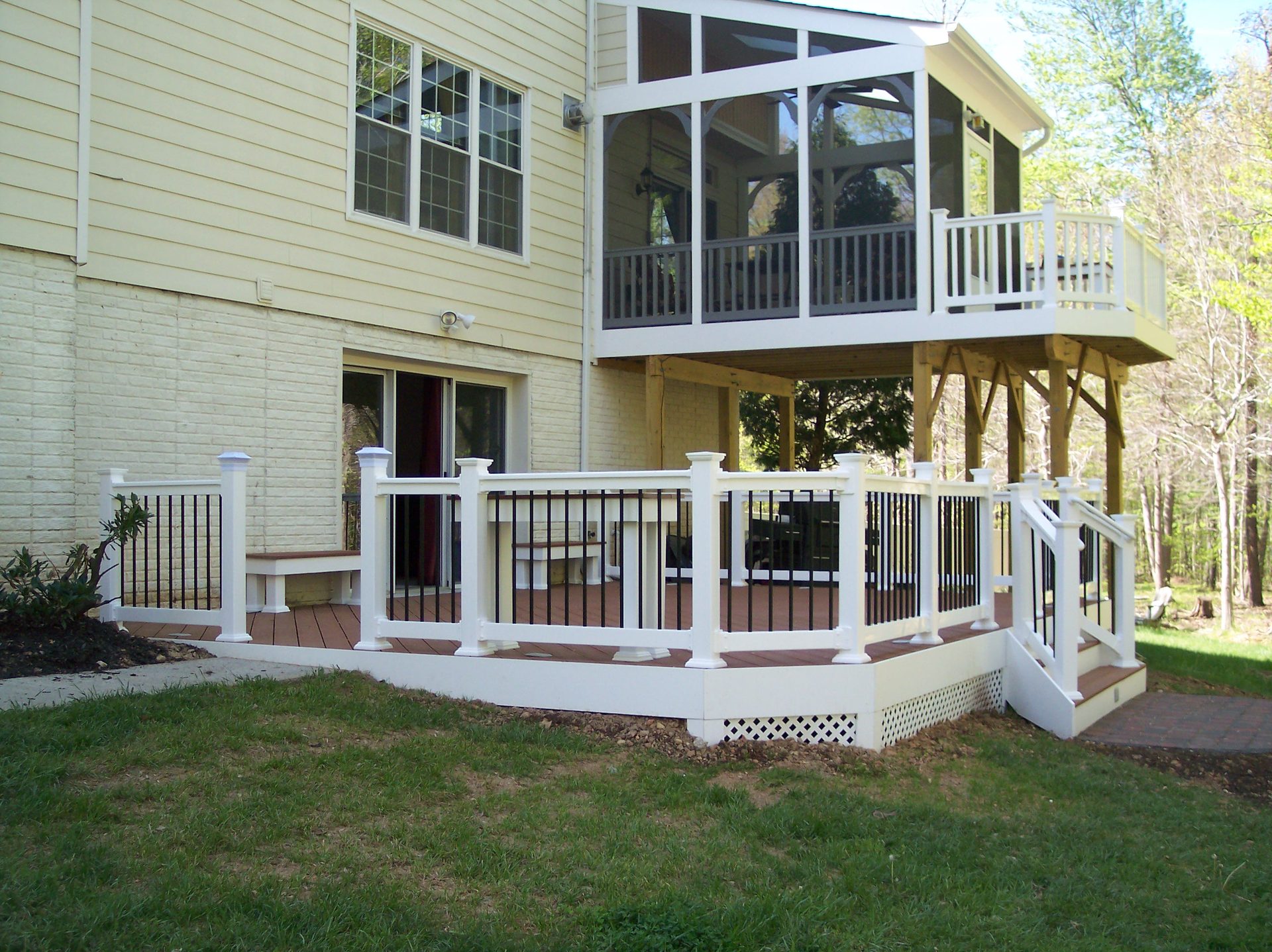 Maryland Decks and Hardscape porch project
