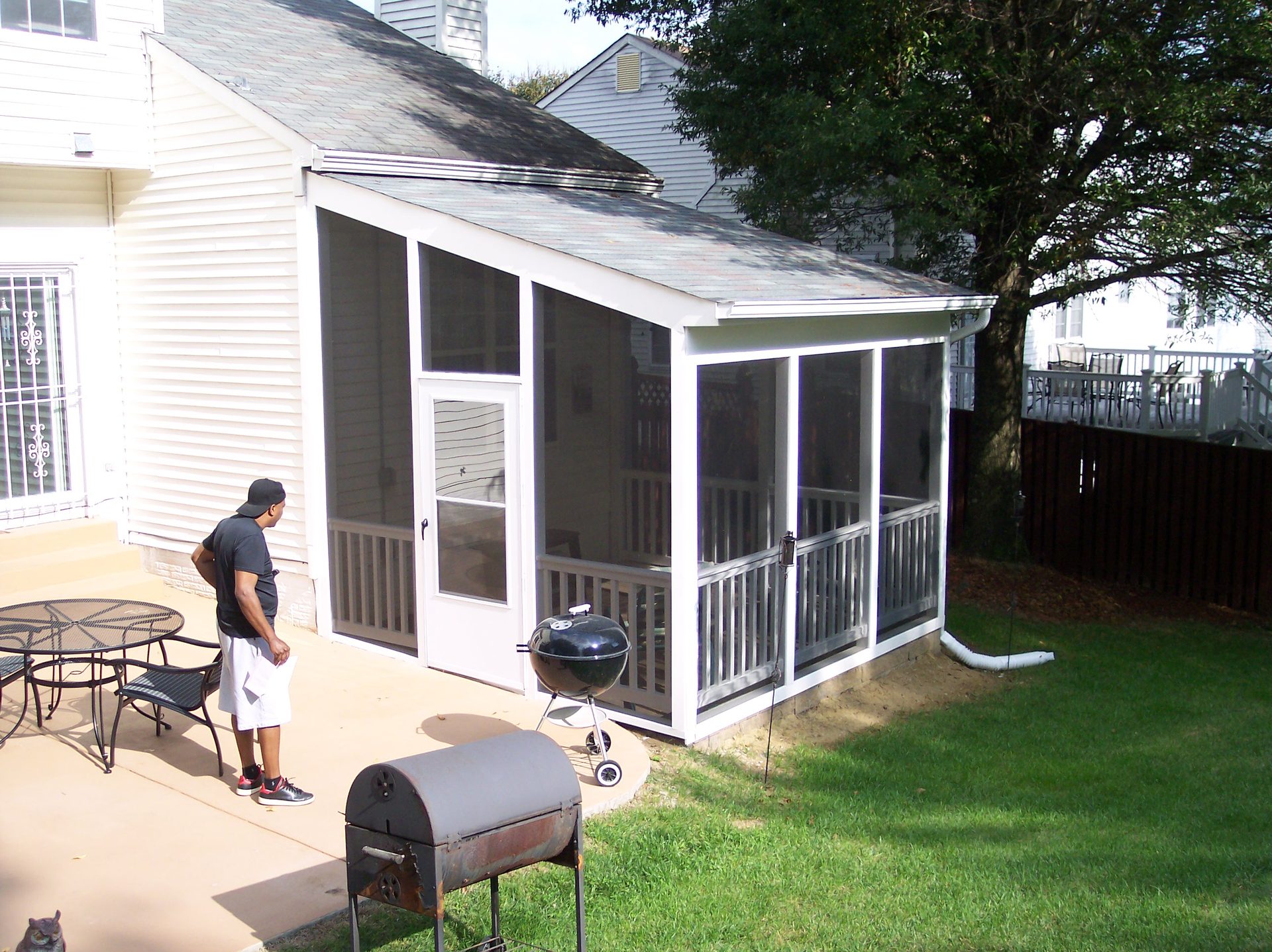 Maryland Decks and Hardscape porch project