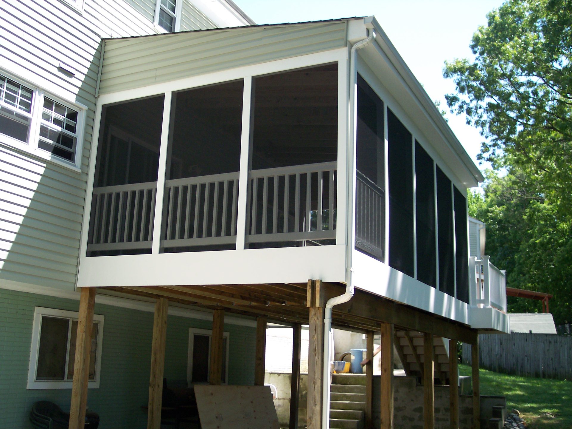 Maryland Decks and Hardscape porch project