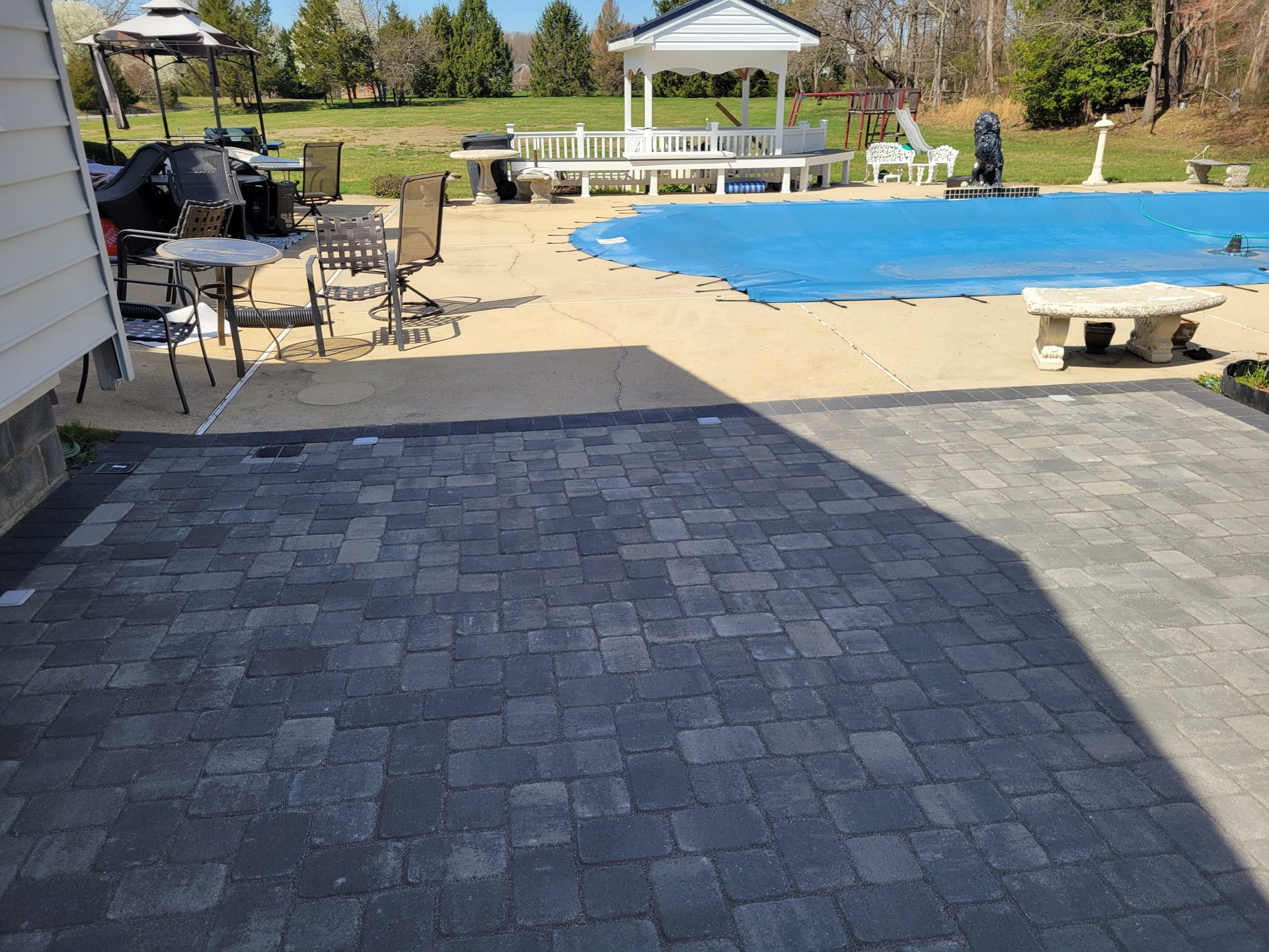 Maryland Decks and Hardscape patio project