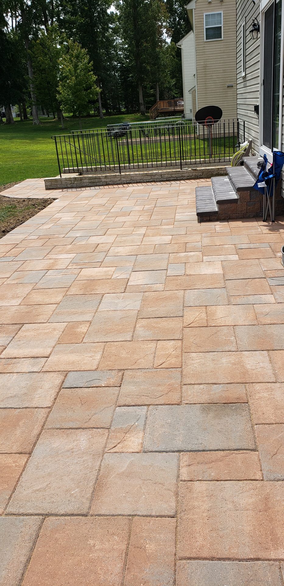 Maryland Decks and Hardscape patio project