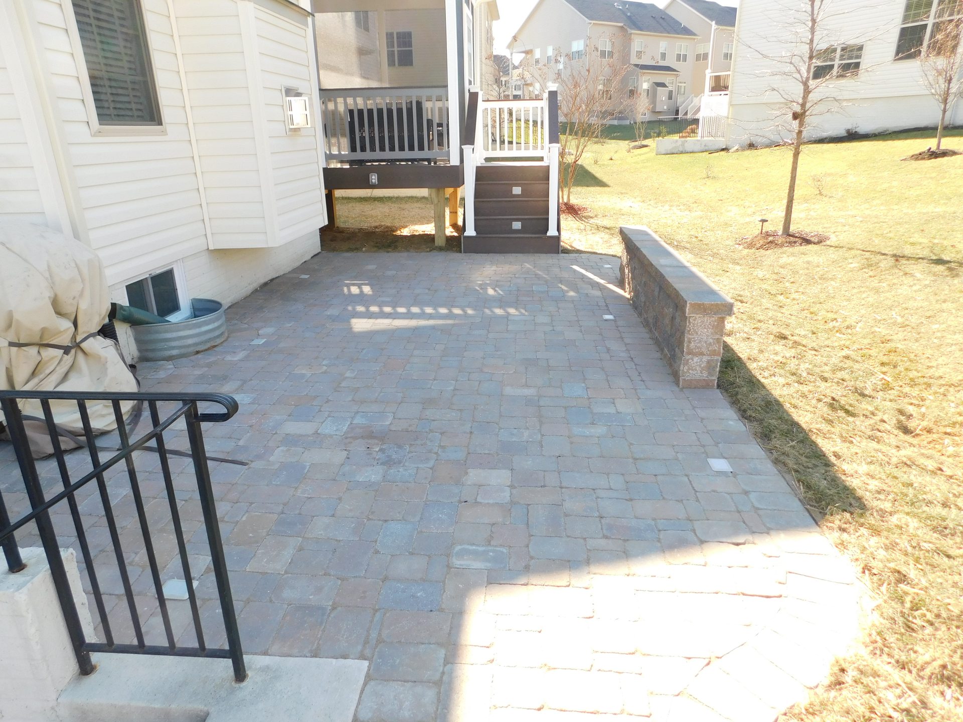 Maryland Decks and Hardscape patio project