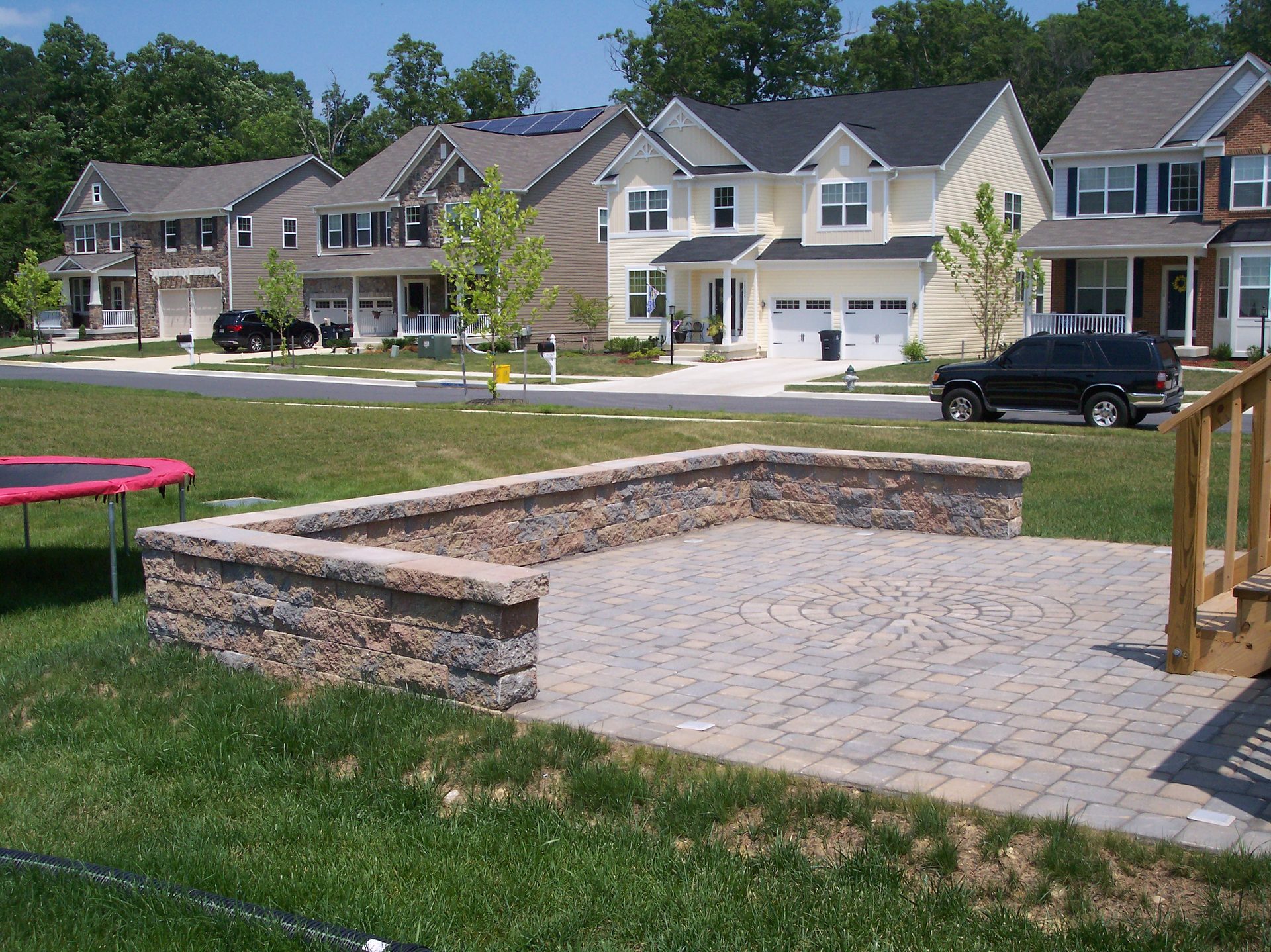 Maryland Decks and Hardscape patio project