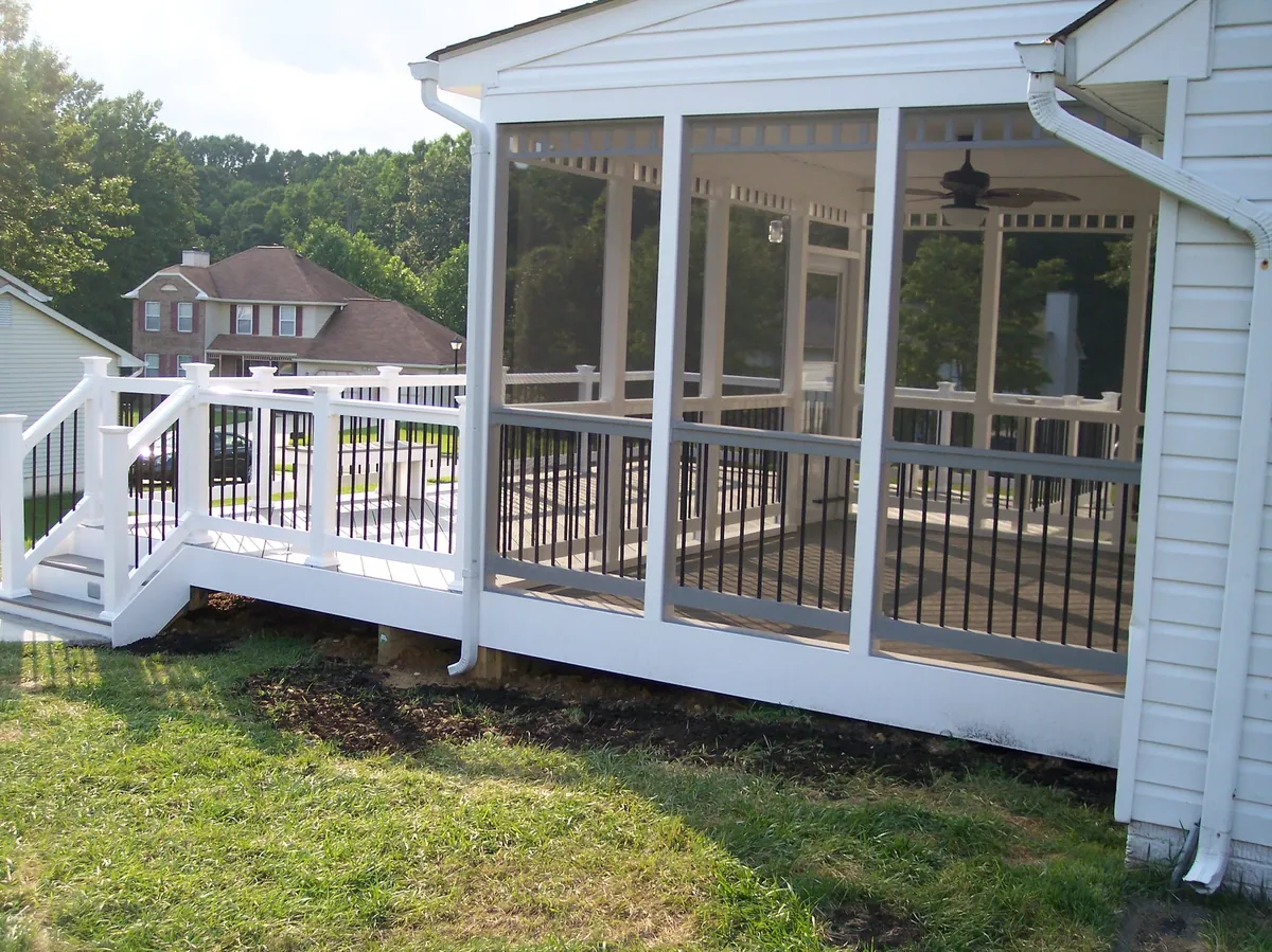 Maryland Decks and Hardscape porch project