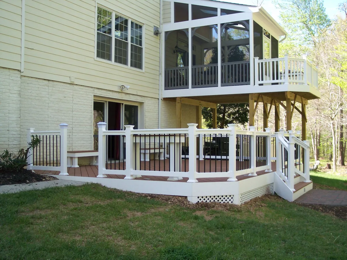 Maryland Decks and Hardscape porch project
