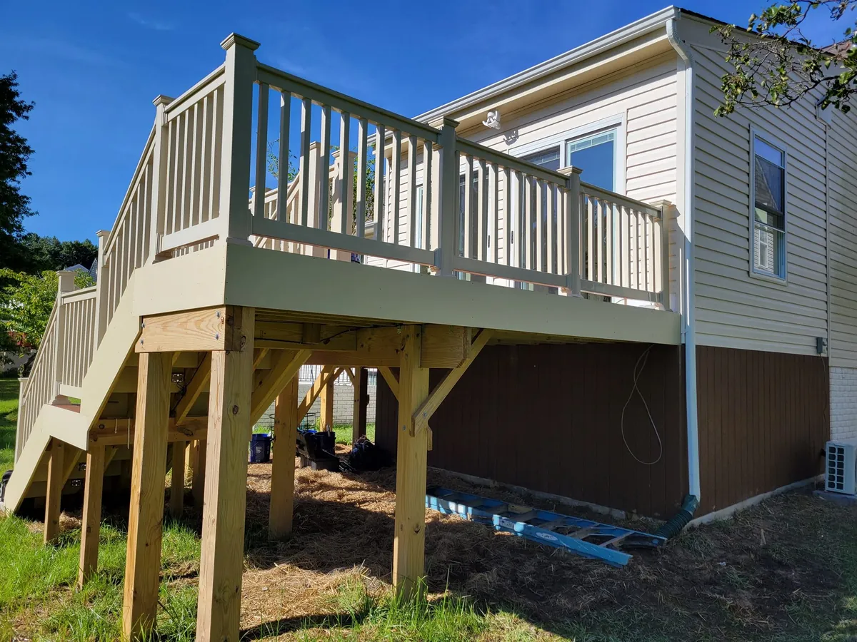 Maryland Decks and Hardscape porch project