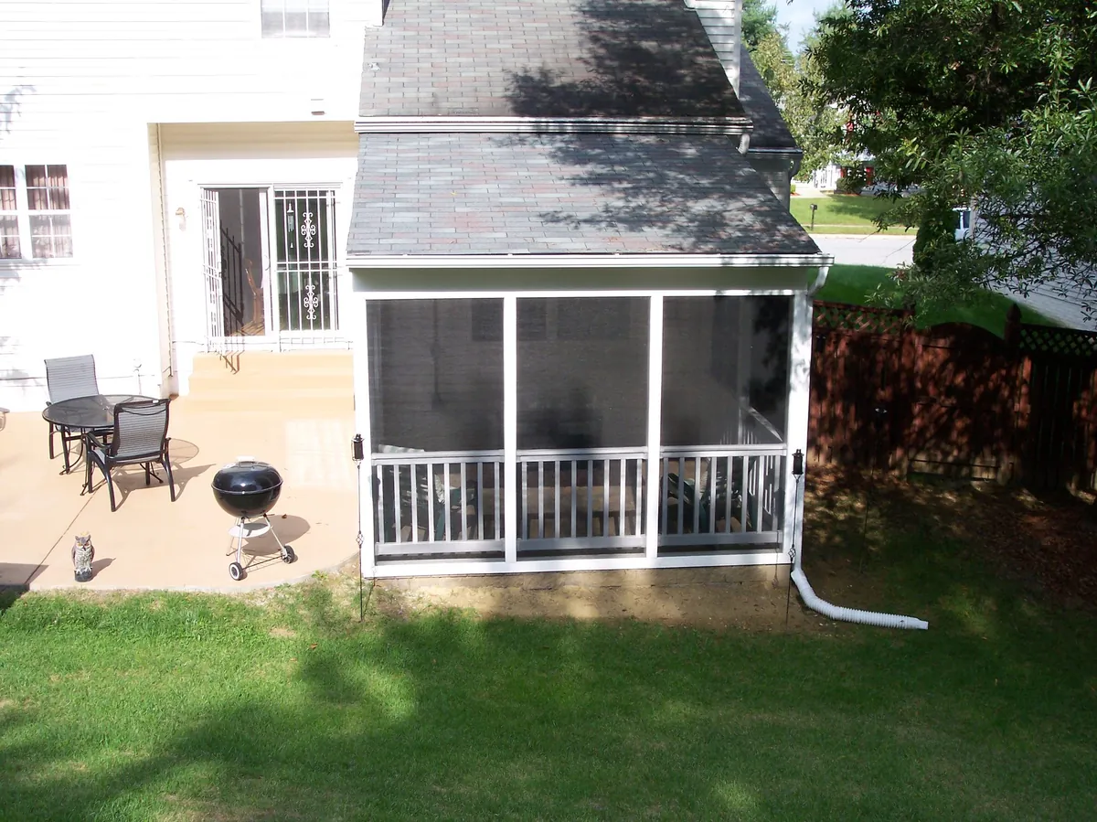 Maryland Decks and Hardscape porch project